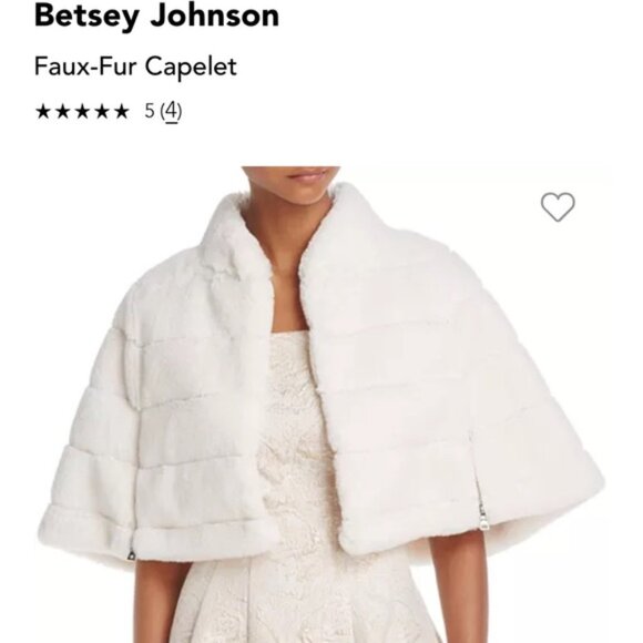 Betsey Johnson Fur Jacket Medium - Picture 6 of 6